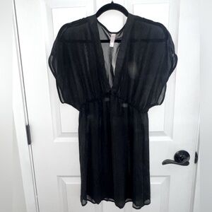 VS Black see thru bathing suit coverup